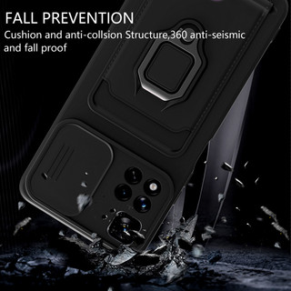 Dành Cho Redmi Note 11s 5G Note 11 Pro Plus 5G Ốp Lưng 4 Trong 1 Trượt Camera Bao Đựng Thẻ Đứng Vuông Freebie Dây Chống Sốc Chống Rơi Mỏng Mềm TPU Cover