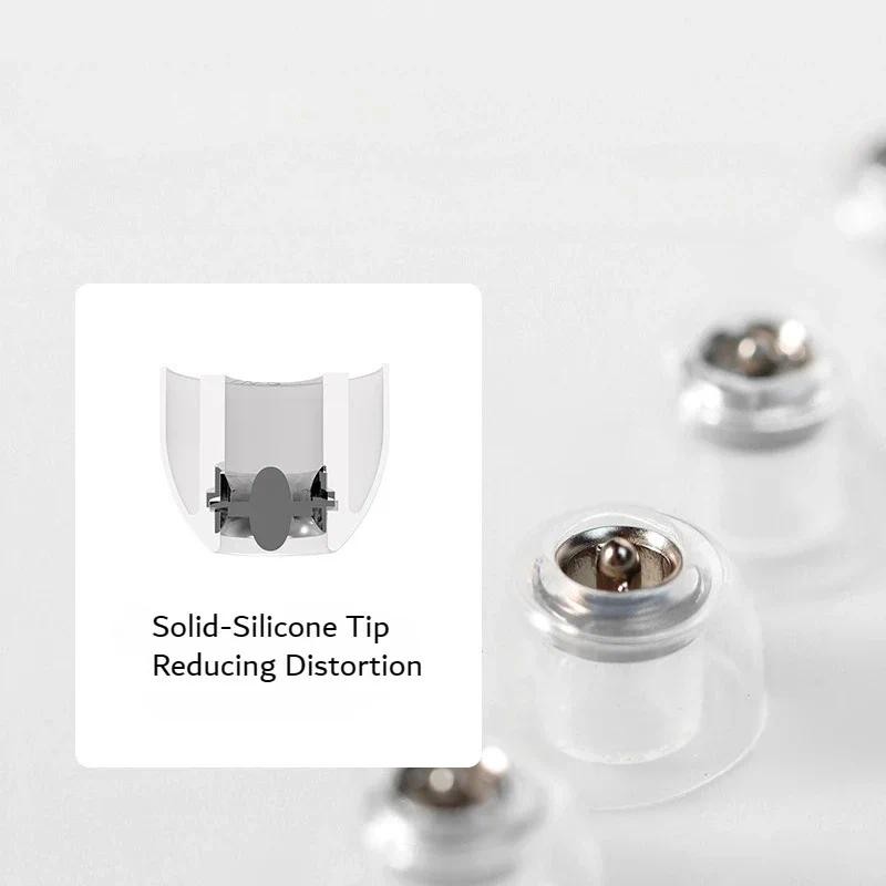 SHANLING SE100 Đầu tai silicon Đầu tai tích hợp Bộ chia kim loại Giảm hài hòa thứ hai Giảm biến dạng
