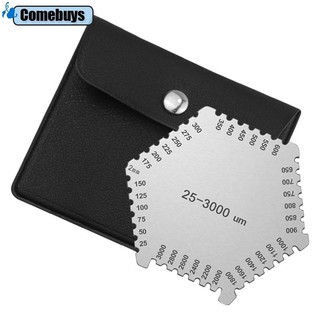 Com * Lược màng ướt hình lục giác cho lớp phủ sơn Công cụ đo chính xác Máy đo độ dày sơn Đo độ dày
