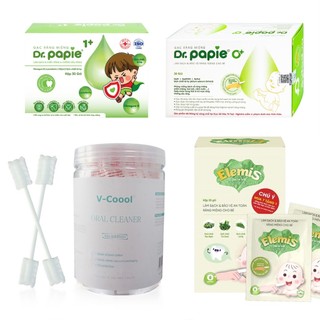 Các loại GẠC RƠ LƯỠI CHO TRẺ SƠ SINH Elemis, Sachi, Dr.Papie