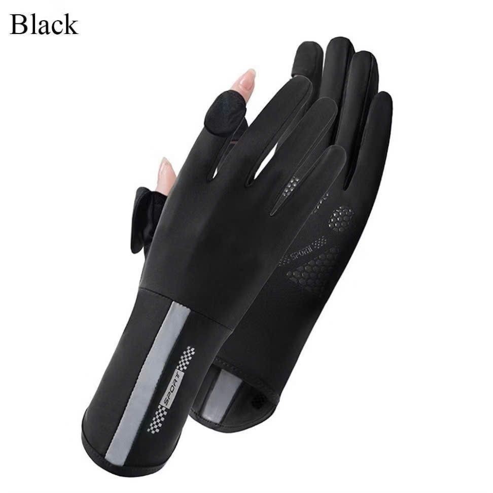 GT03 Găng tay chống nắng xỏ ngón UV cho đi xe máy, đi phượt, đạp xe an toàn và tiện lợi.