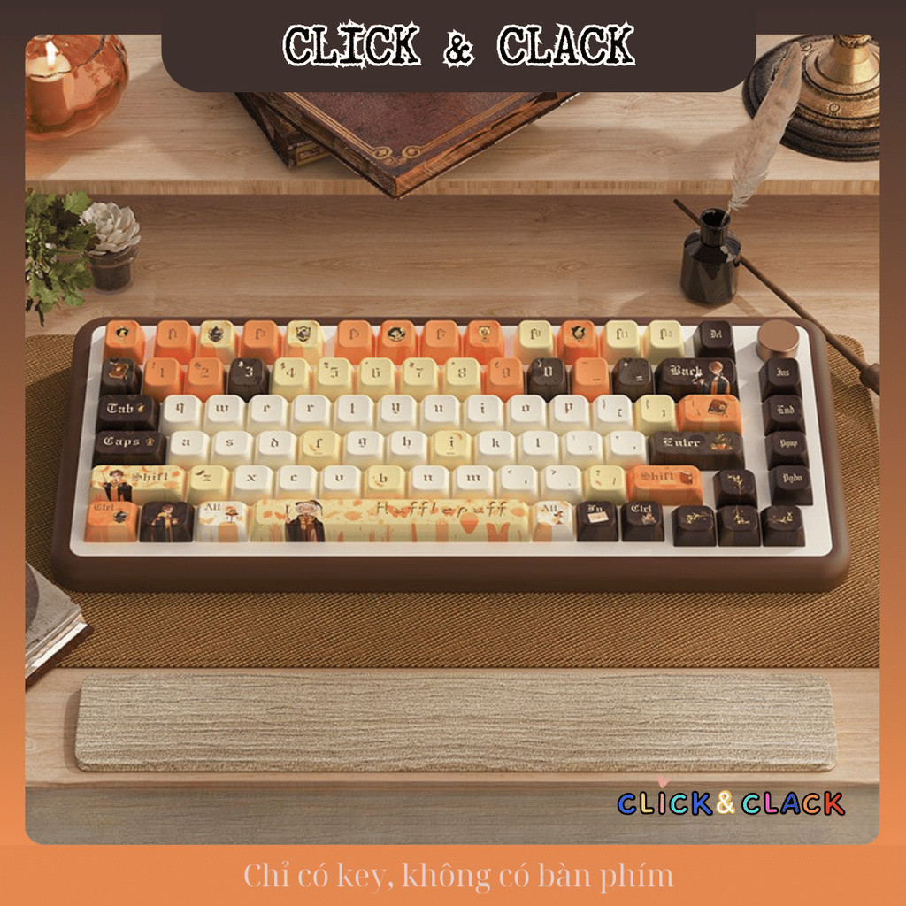 Keycap Harry Potter hufflepuff - MDA Profile - PBT dyesub cao cấp 158 ...