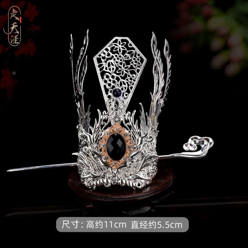 ✨Phong Cách Cổ Nam Tóc Thái Phụ Kiện Tóc Vàng Bạc Cổ Tích Tóc Vương Miện Top Thái Phong Cách Trung Quốc Kẹp Tóc Nam Nữ Võ Thuật Phim Truyền Hình Mũ Đội Đầu 25.4.28