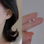 Bông Tai Nữ S925 Đá Zircon Chăm Sóc Lỗ Tai Nhỏ Gọn Thanh Lịch - Phụ Kiện Thời Thượng