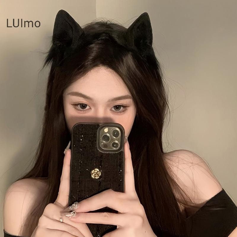 Luimo Hoạt Hình Sang Trọng Tai Dành Cho Nữ Cô Gái Cosplay Tóc Ngộ nghĩnh Dễ Thương Gothic Tóc Vòng Sáng Tạo Phụ Kiện Tóc Quà Tặng SBS