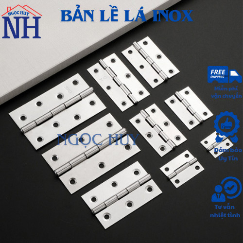 Combo 10 Bản Lề Lá Inox 304 , Bản Lề Cửa Tủ Inox 304 | Shopee Việt Nam