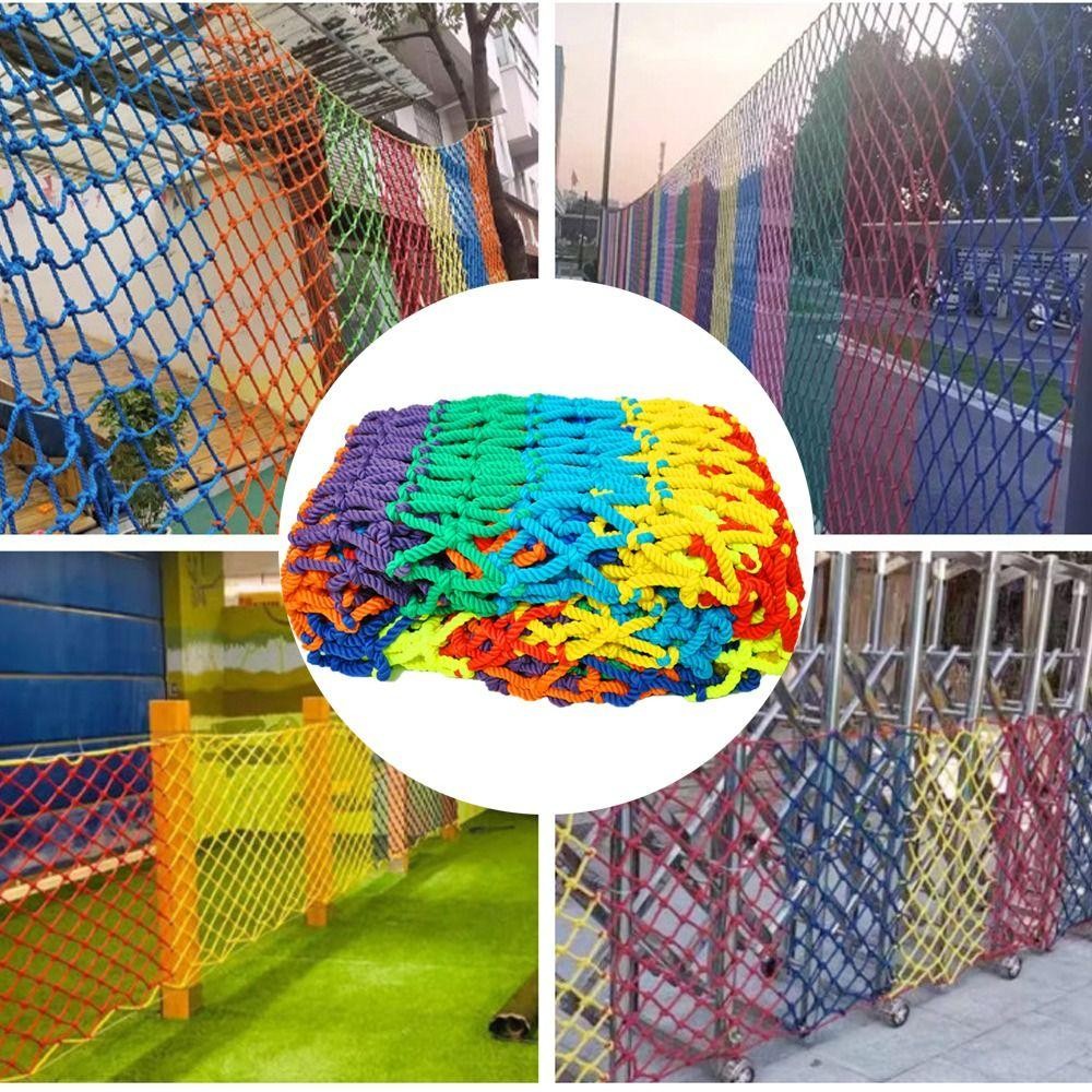 Bảo vệ sân chơi SUNKISSD - Dây lưới Nylon 5cm cho ban công và cầu thang