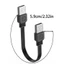 Btsg USB2 0 Đầu Thẳng Khuỷu Tay Dây Dữ Liệu Trái Phải Xuống Lên Góc Đầu Thẳng Chuyển Đổi Cáp Dây Sạc