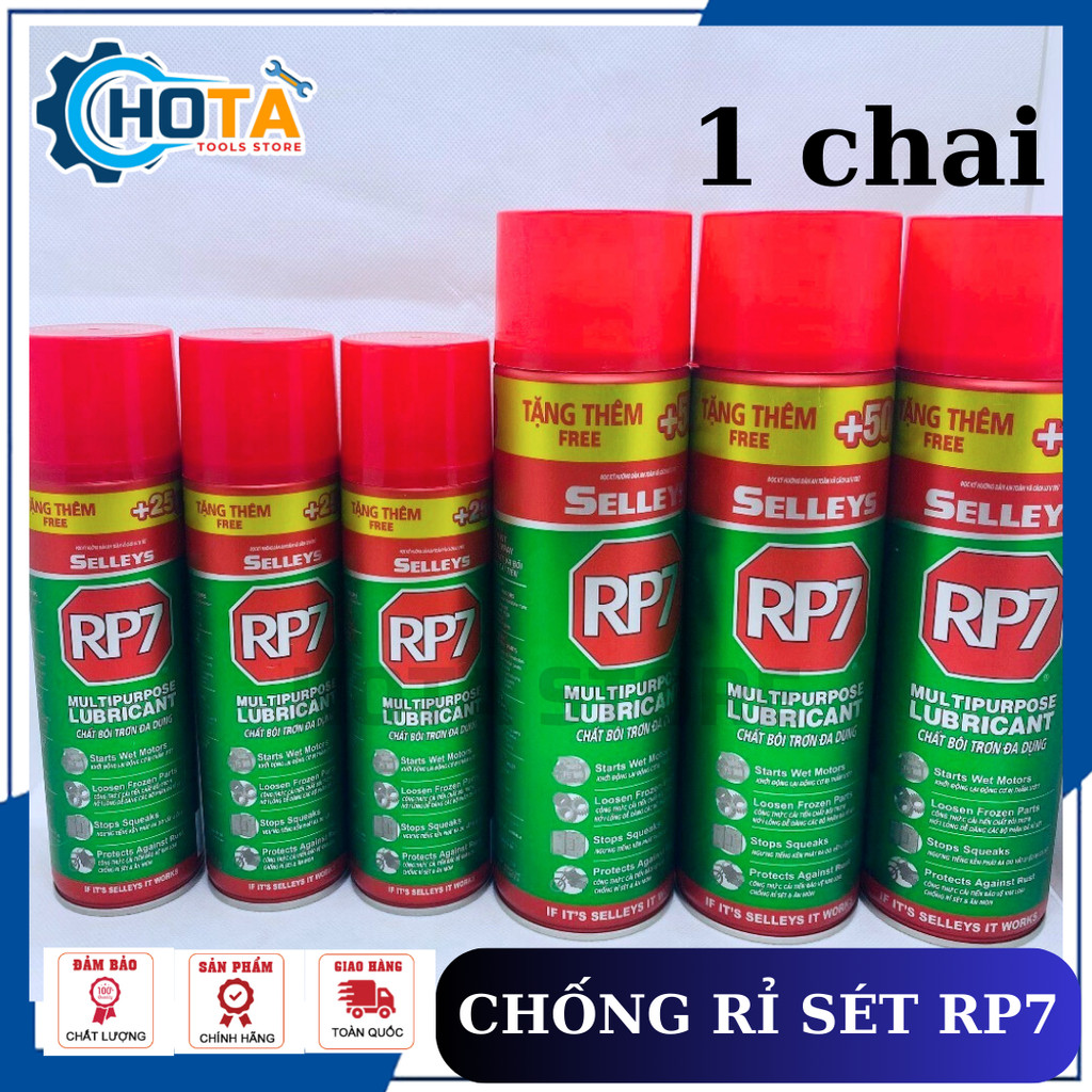 Chai xịt chống rỉ sét và bôi trơn Selleys RP7 170G(247ML) , 350G(493ML ...