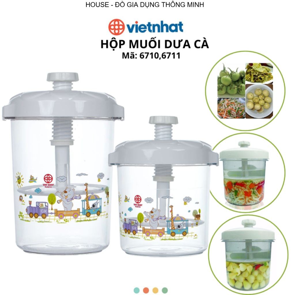 Hộp Muối Dưa Cà, Hộp Ủ Chua Lên Men Chính Hãng Việt Nhật