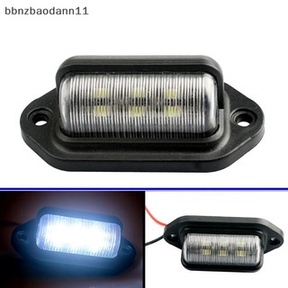 [Bbnzdd] 1Pc Chống Nước 6 LED 12V Biển Số Đèn Ô Tô Thuyền Xe Tải Trailer Bước Đèn BVAH