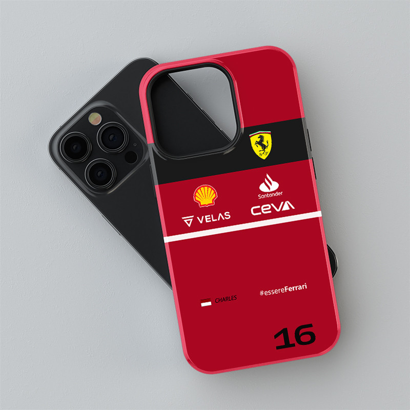 Scuderia Ferrari Liveries Charles Leclerc #essereFerrari Ốp điện thoại