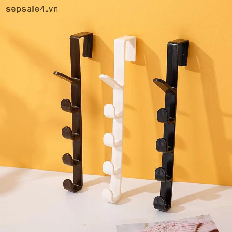 # MỚI # Fivesegment Móc Cửa Túi Đựng Khăn Tóc Liền Mạch Giá Đỡ Phòng Ngủ Nhà Tổ Chức Bảo Quản Bằng Nhựa Màu Nguyên Chất.