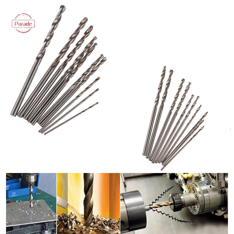 Parade 10 Cái / hộp Khoan HSS Bit 0.8mm-3.0mm Chân Thẳng PCB Xoắn Mũi Khoan Bộ VN