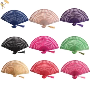 Quạt gấp tre chạm khắc đám cưới thời trang Quạt Trung Quốc VN