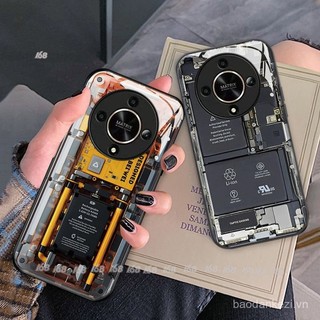 Honor x9b x9a X9C 90 5g ốp thông minh Honor x7b x8b 200 Pro Ốp Honor 200 Lite Ốp chống sốc kèm bảo vệ ống kính máy ảnh Ốp điện thoại pcba Mario