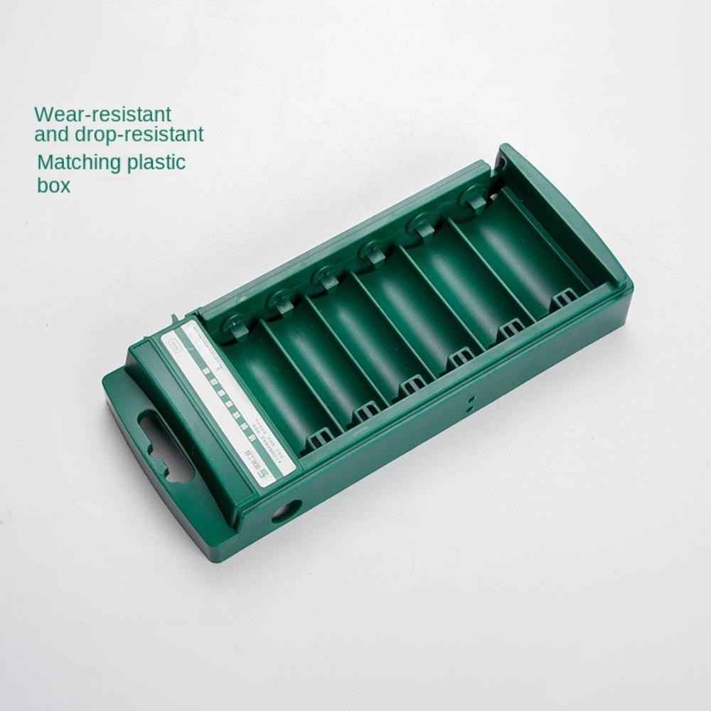 Hộp đựng cờ lê CATIYAHA, Hộp đựng cờ lê bằng nhựa 1 / 4 "3 / 8" 1 / 2 ", Dụng cụ lưu trữ ổ cắm màu xanh lá cây đa chức năng ABS Bits ổ cắm lục giác