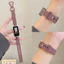 Dây đeo silicon họa tiết bện cho Xiaomi Mi Band 9 Active Silicone mềm Vòng đeo tay thể thao có vỏ đeo tay cho Redmi Band 3