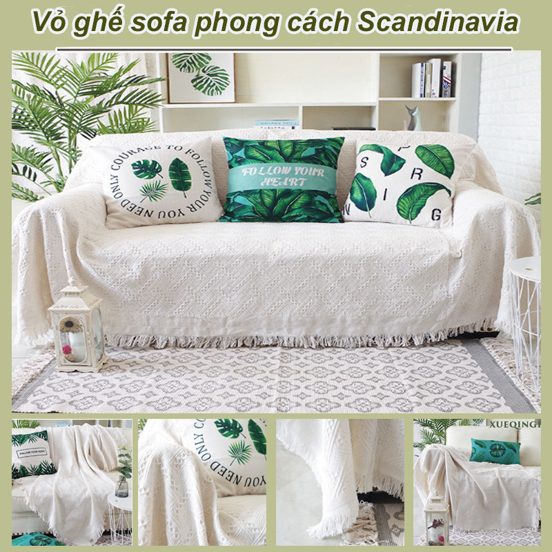 Vỏ ghế sofa，Bọc Ghế Sofa, Thiết Kế Đơn Giản Hiện Đại Ốp Màu Sắc Đơn Sắc Chống Trượt Và Chống Bụi