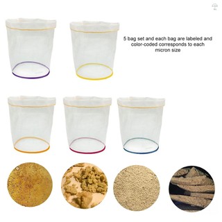 Bộ 5 túi lọc 1 gallon túi bong bóng micron dây rút