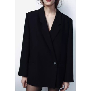 Áo Blazer dài tay dáng rộng Zara Spring Ve áo mùa xuân2010719 2010729 2010738