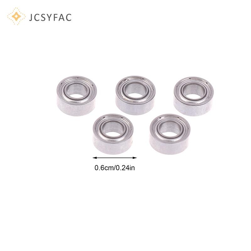 JCSYFAC 5 Chiếc MR63zz Vòng Bi 3x6x2.5MM ABEC 7 Chất Lượng Cao MR63 ZZ Vòng Bi Thép Thu Nhỏ Cho Máy Câu Mới