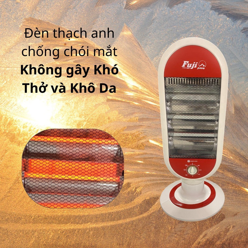 MÁY SƯỞI FUJI CAO CẤP HÀNG CHÍNH HÃNG, QUẠT SƯỞI MÙA ĐÔNG an toàn cho người già và trẻ nhỏ