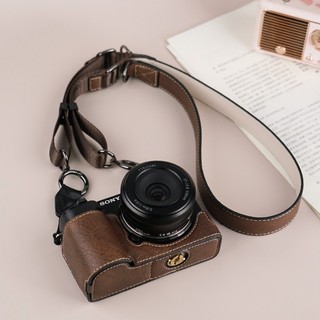 ✨Ốp bảo vệ Sony ZVE10 ZVE10 Túi đựng máy ảnh thế hệ thứ hai A7M4 / A7C2 Base A6400 / A6700 Bao da 25.4.3