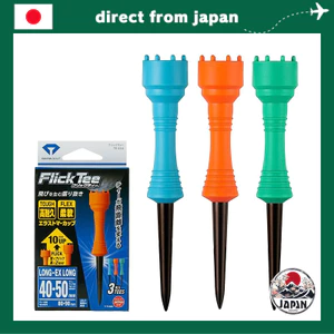 DAIYA GOLF TE-444 Flick Tee – Tee Golf Điều Chỉnh Chiều Cao 2 Cấp Độ với Chén Elastomer Bền Bỉ