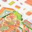 Enwei 3 Cái [Dòng sản phẩm sô cô la] Nhãn dán cảnh quan 3D Chất liệu chống thấm nước Cực lớn Nhãn dán văn phòng phẩm trang trí dễ thương cho bé gái Nhật ký Đồ dùng học tập DIY