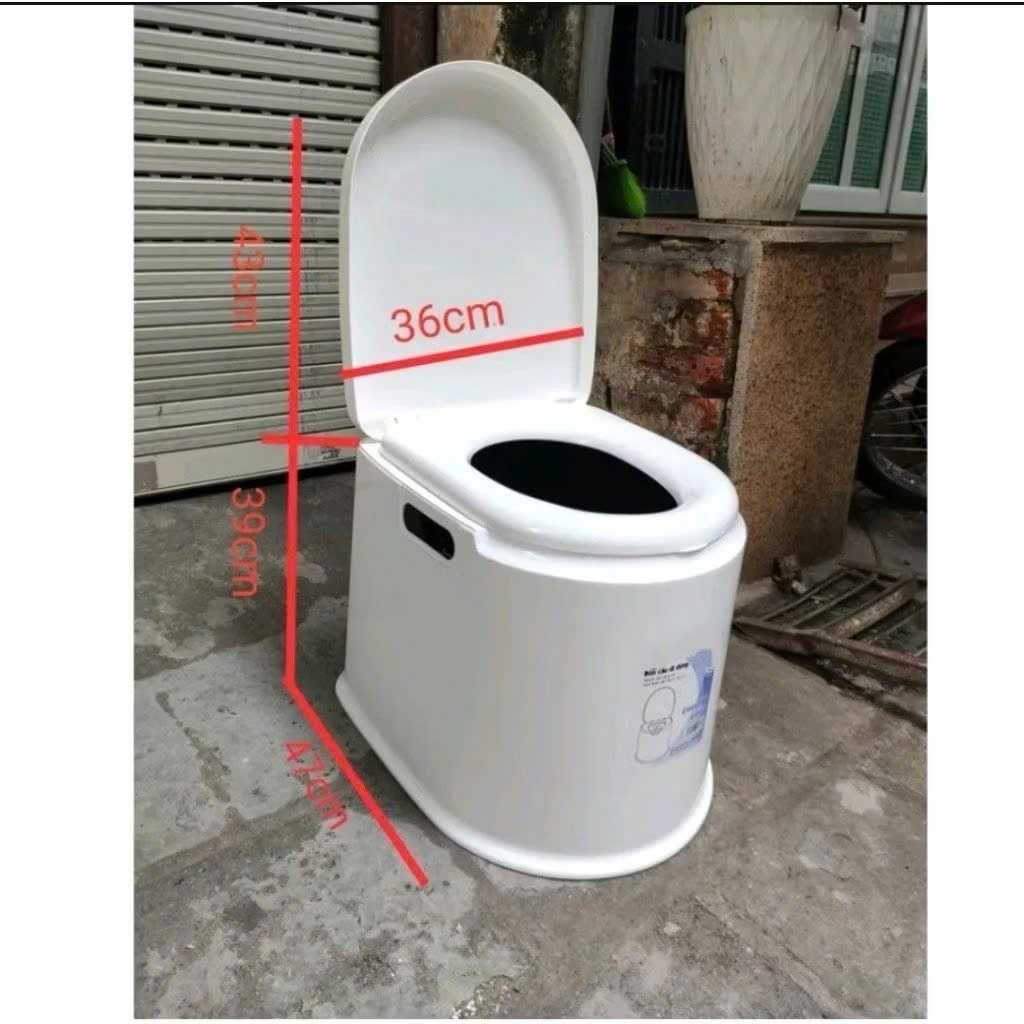 Bô vệ sinh trong nhà cho người già , người ốm. Bồn cầu di động đa năng.