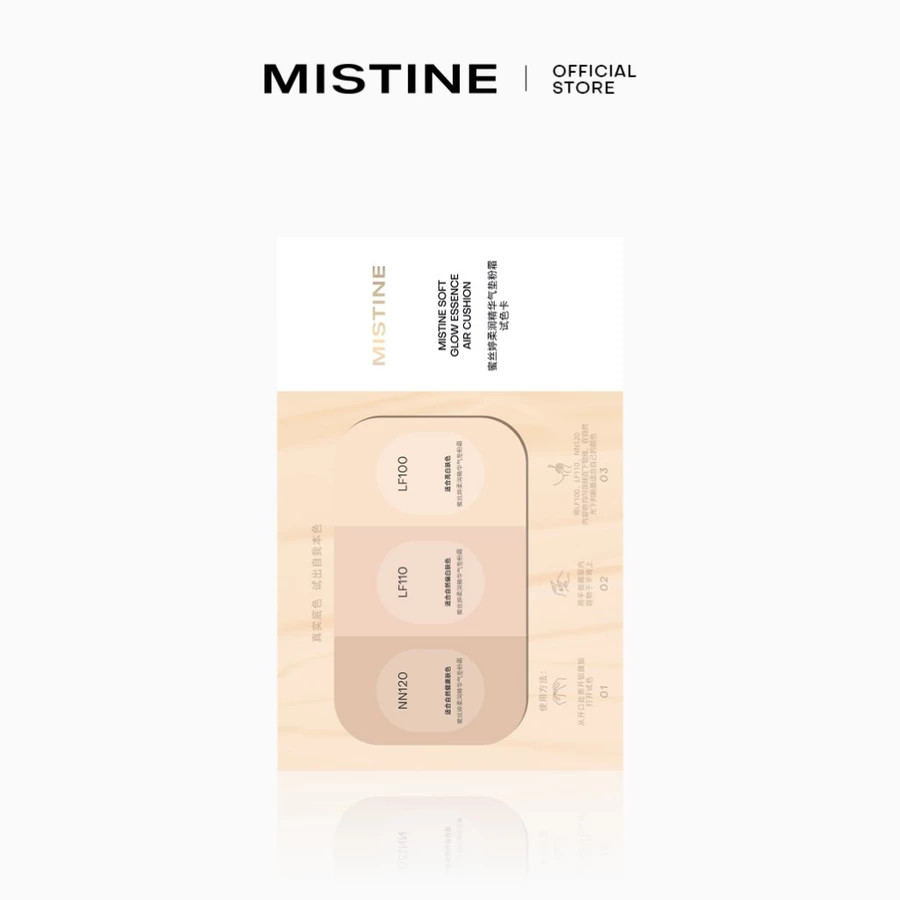Gói dùng thử bột Mustine Cushion Powder Essence 150mg * 3 (Túi đựng ...