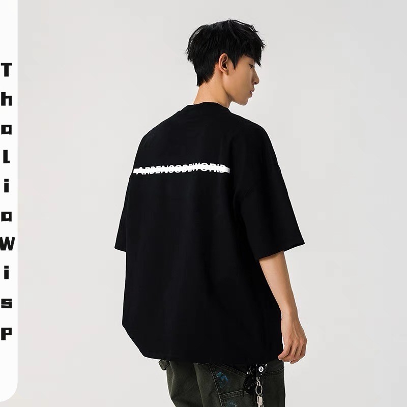 ThaliaWisp Unisex Quá Khổ In Chữ Áo Thun Mùa Hè Thường Ngày Rời Phù Hợp Với Tee