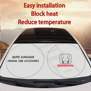 Kính Chắn Gió Xe Honda Phía Trước Che Nắng Cho Thành Phố Civic Fit Jazz HRV BRV CRV WRV Brio Accord Dẫn mobilio Mugen Loại Điện R S RS Tấm Che Nắng Hunter Bảo Vệ Mặt Trước SunShade