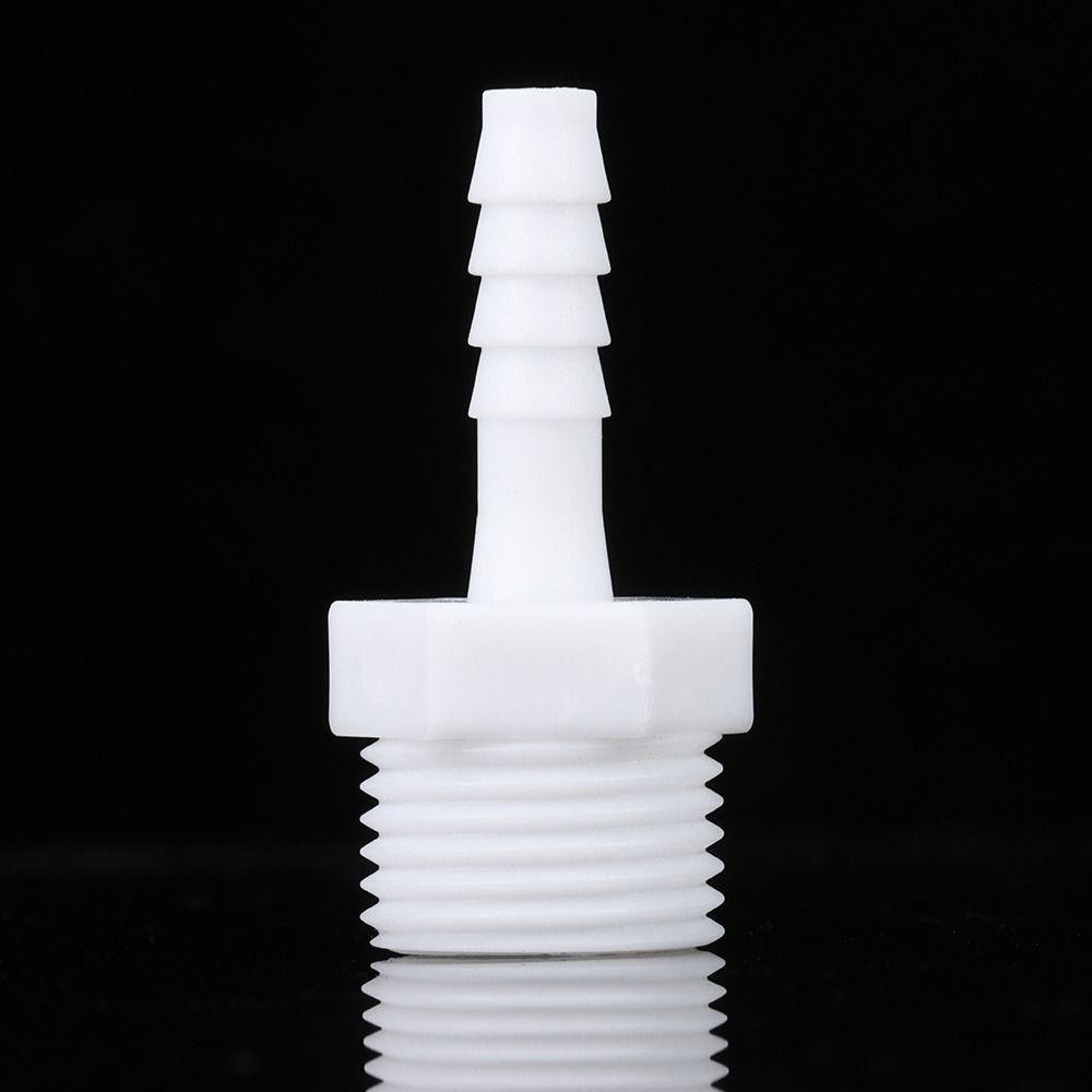 ICUCKO 1 / 10 Đầu nối ống, Phụ kiện đường ống 4 / 6 / 8 / 10 / 12 / 14 / 16 / 18 / 20mm Khớp nối ống, Hệ thống tưới nhỏ giọt ID bền bỉ Nhựa 1 / 2 Inch cho Barb