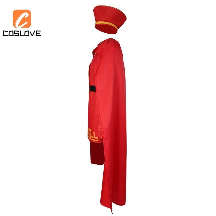 Anime Phim Shrek Chúa Farquaad Cosplay Quần Áo Trọn Bộ Trang Phục Màu Đỏ Trang Phục Áo Dài Halloween Đảng Cosplay