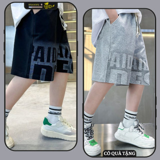 Quần rời bé trai mùa hè 18-45kg mẫu Quần Chữ.Quần short bé trai.Quần áo mùa hè bé trai. HE10