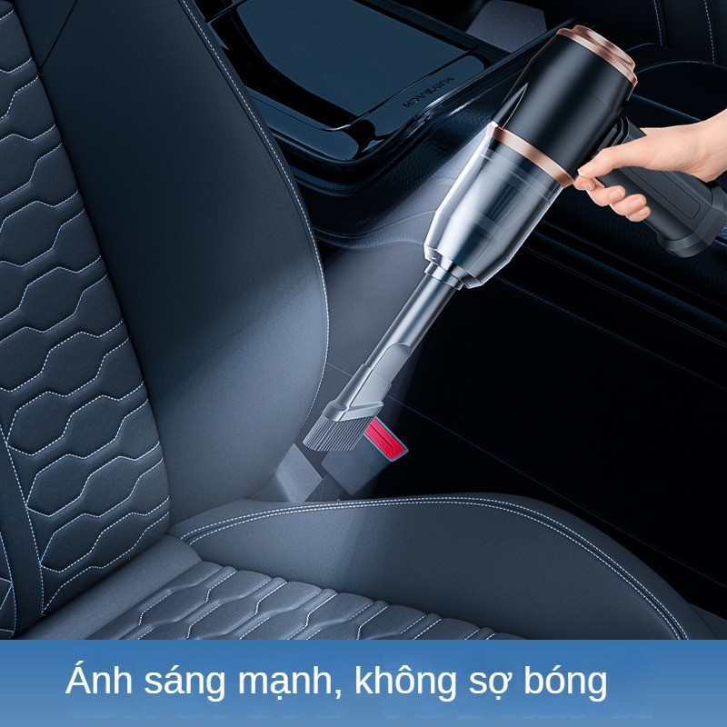 Máy hút bụi ô tô không dây Máy hút bụi cầm tay nhỏ Hút hút tích hợp công suất cao sử dụng kép