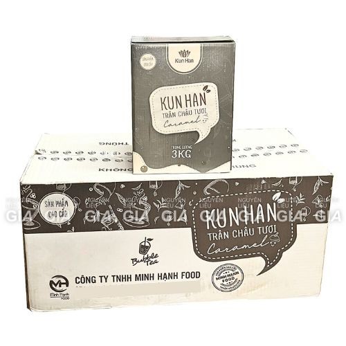 Trân châu Kunhan Minh Hạnh cao cấp bịch 3kg - THÙNG 6 HỘP