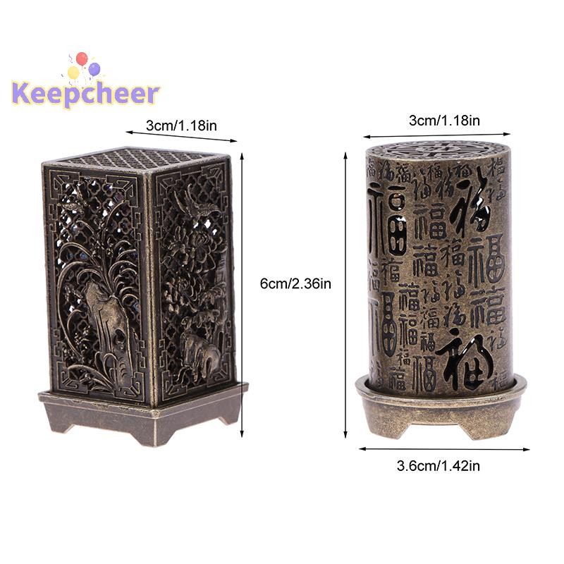 [Keepcheer] Giá đỡ hương hợp kim dọc hình vuông Trang trí đầu đốt hương trong nhà Phụ kiện gia đình để bàn [Mới]