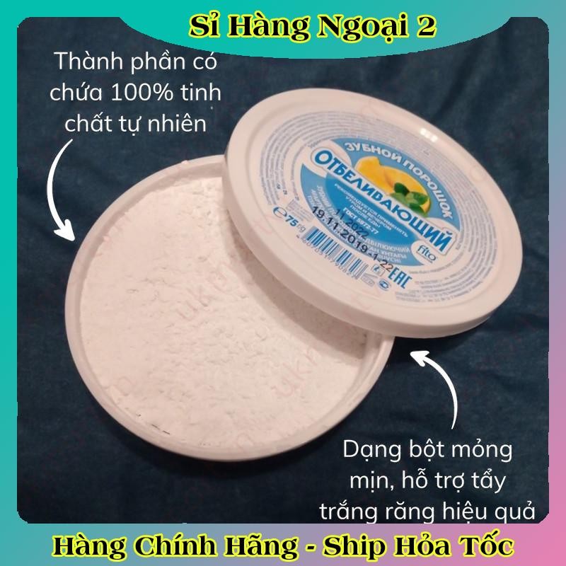 [DATE MỚI] Bột làm trắng răng Fito Cosmetics 75g của Nga