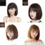 DARON Bob Tóc Giả Thẳng Có Nổ, Tóc Nối Dài Nhiệt Độ Cao Ngắn Đen Nâu Tóc Giả, Fasion Tổng Hợp Thoáng Khí Giả Nữ Bob Tóc Giả Giả Giả Giả Giả Giả Giả Giả