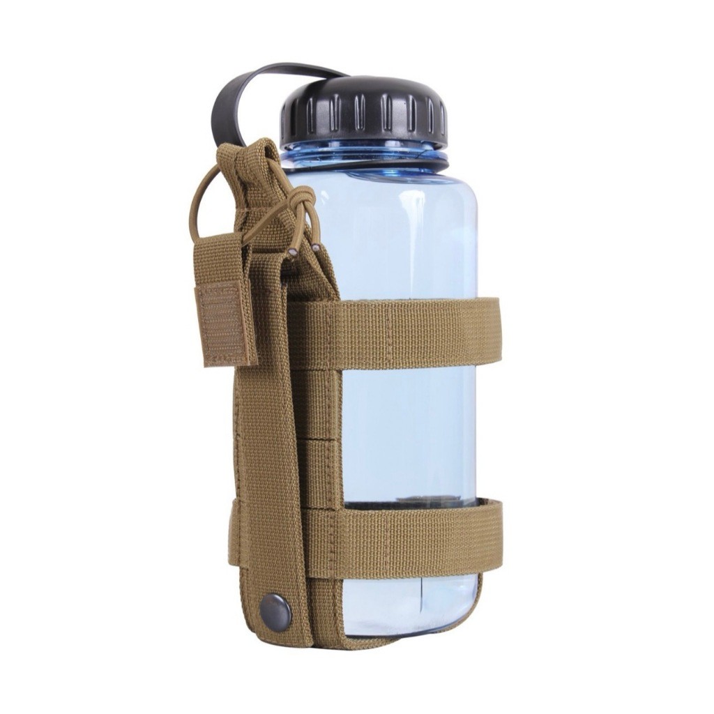 Giá móc chai nước điều chỉnh được_gắn thắt lưng,molle ba lô _retro