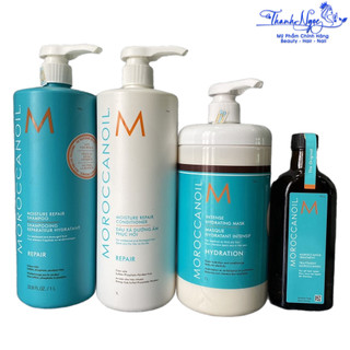 Combo gội xả, hấp và tinh dầu dưỡng Moroccanoil 1000ml ( Big size) [ TN ]