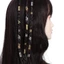 DARON 40 Chiếc Hỗn Hợp Tóc Bộ, Kẹp Vòng Đeo Kim Loại Mũ Dreadlocks Hạt, Phụ Kiện Tóc DIY Quyến Rũ Tóc Bện Tóc Ống Trang Trí