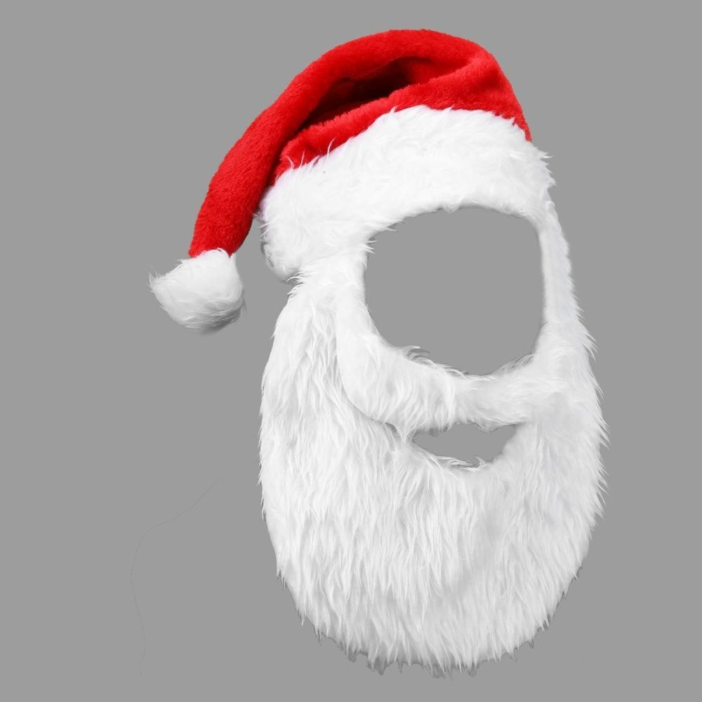 Mũ và Râu Ông Già Noel YMIFI Màu Đỏ Râu Trắng, Phù Hợp Cho cosplay Hoặc Trang Phục Giáng Sinh Cho Cả Trẻ Em Và Người Lớn