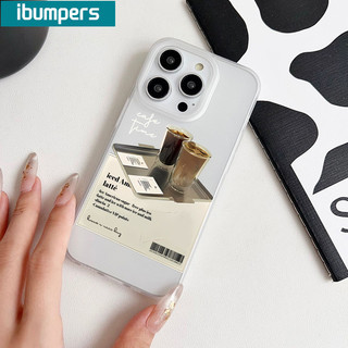 ibumpers Ốp Lưng iPhone xinh cà phê mèo in hình Ốp Điện Thoại TPU Trong Suốt Mềm nhám mờ Chống Sốc Chống Bẩn Cho Iphone 16 15 14 12 13 11 Pro Max IP 7 8 Plus X XS XR