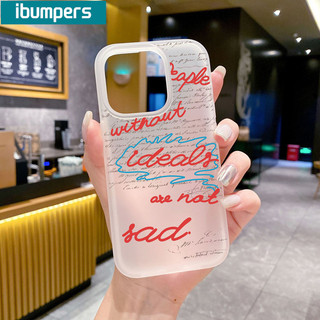 ibumpers Ốp Lưng iPhone Hàn Quốc Đơn Giản English In Hình Ốp Điện Thoại Silicon Mềm Chống Sốc Chống Bẩn Cho Iphone 16 15 14 12 13 11 Pro Max IP 7 8 Plus X XS XR