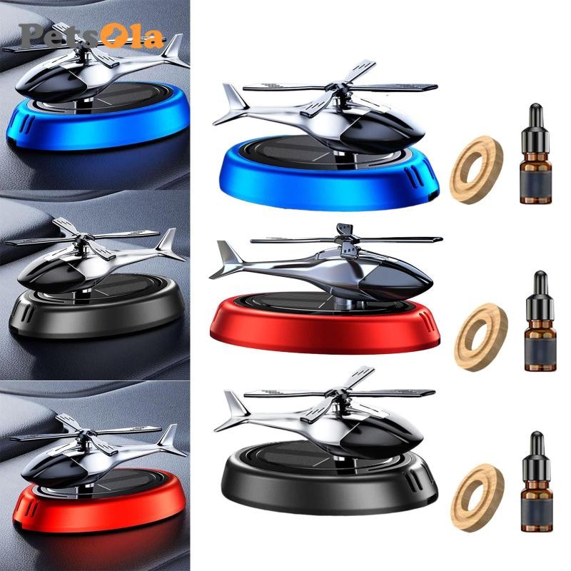 Máy bay trực thăng Chế độ không khí ô tô Năng lượng mặt trời Autorotation Trang trí nhà Tắt tiếng Hợp kim nhôm Trang trí nước hoa