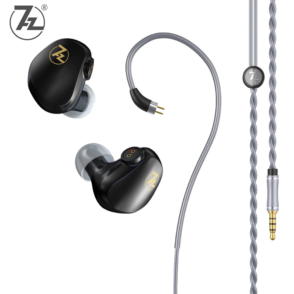 Tai nghe 7HZ G1 Bass mạnh mẽ Âm thanh trong suốt pha lê Tai nghe IEM khử tiếng ồn 2PIN Màn hình trong tai động có thể tháo rời